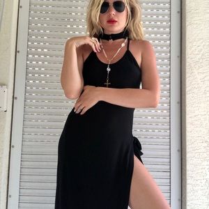 Black Choker NastyGal Dress Medium